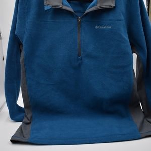 Men's Titanium Half Zip Fleece Sweater